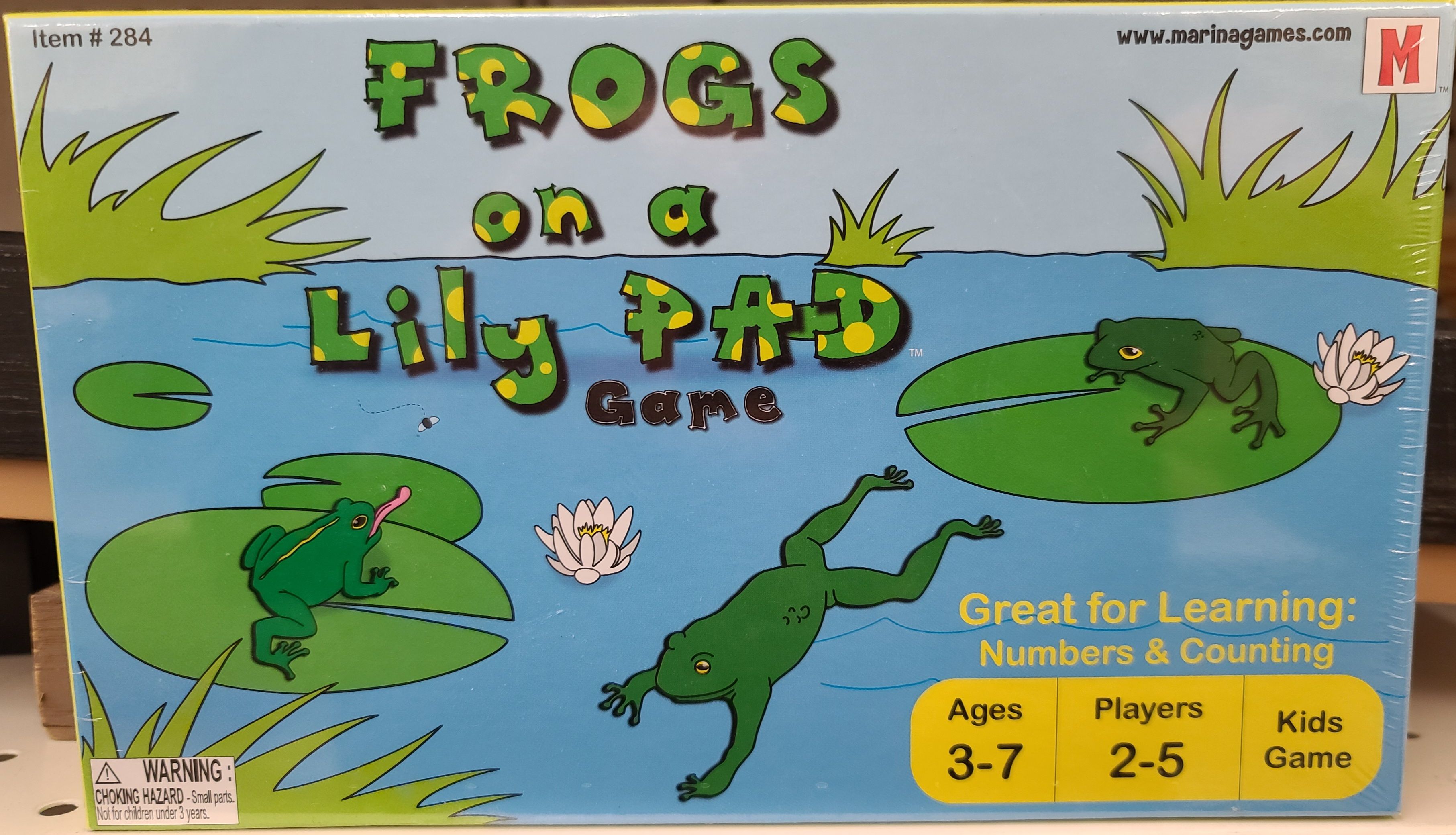 Frogs on a Lily Pad Game box art