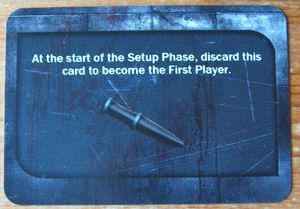 The Order of Vampire Hunters: First player card