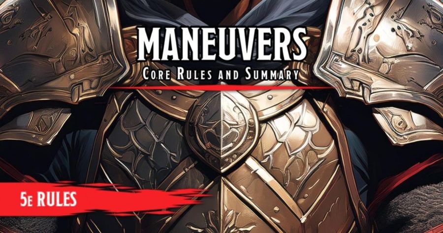 Maneuvers: Core Rules and Summary | RPG Item | RPGGeek