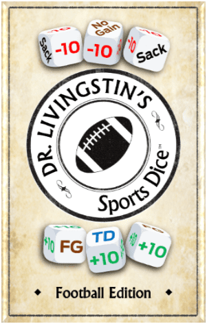 Dr. Livingstin&#039;s Sports Dice: Football Edition