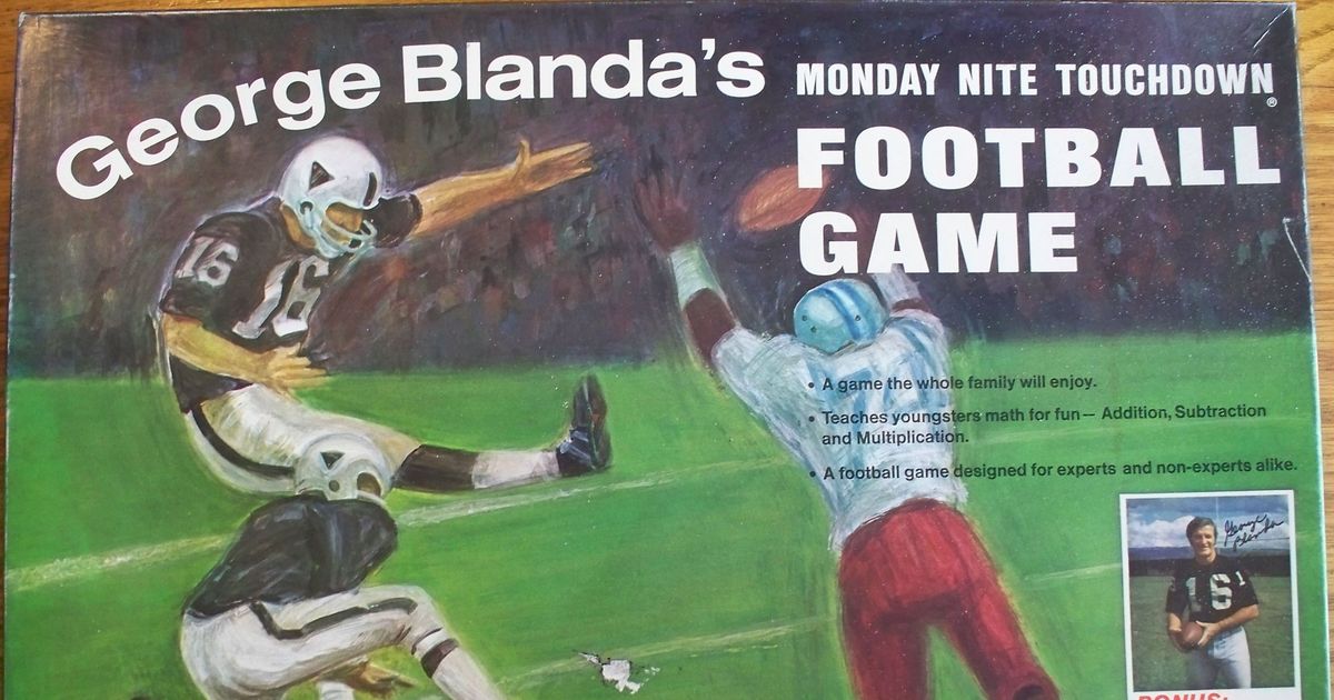 George Blanda's Monday Nite Touchdown | Board Game | RPGGeek