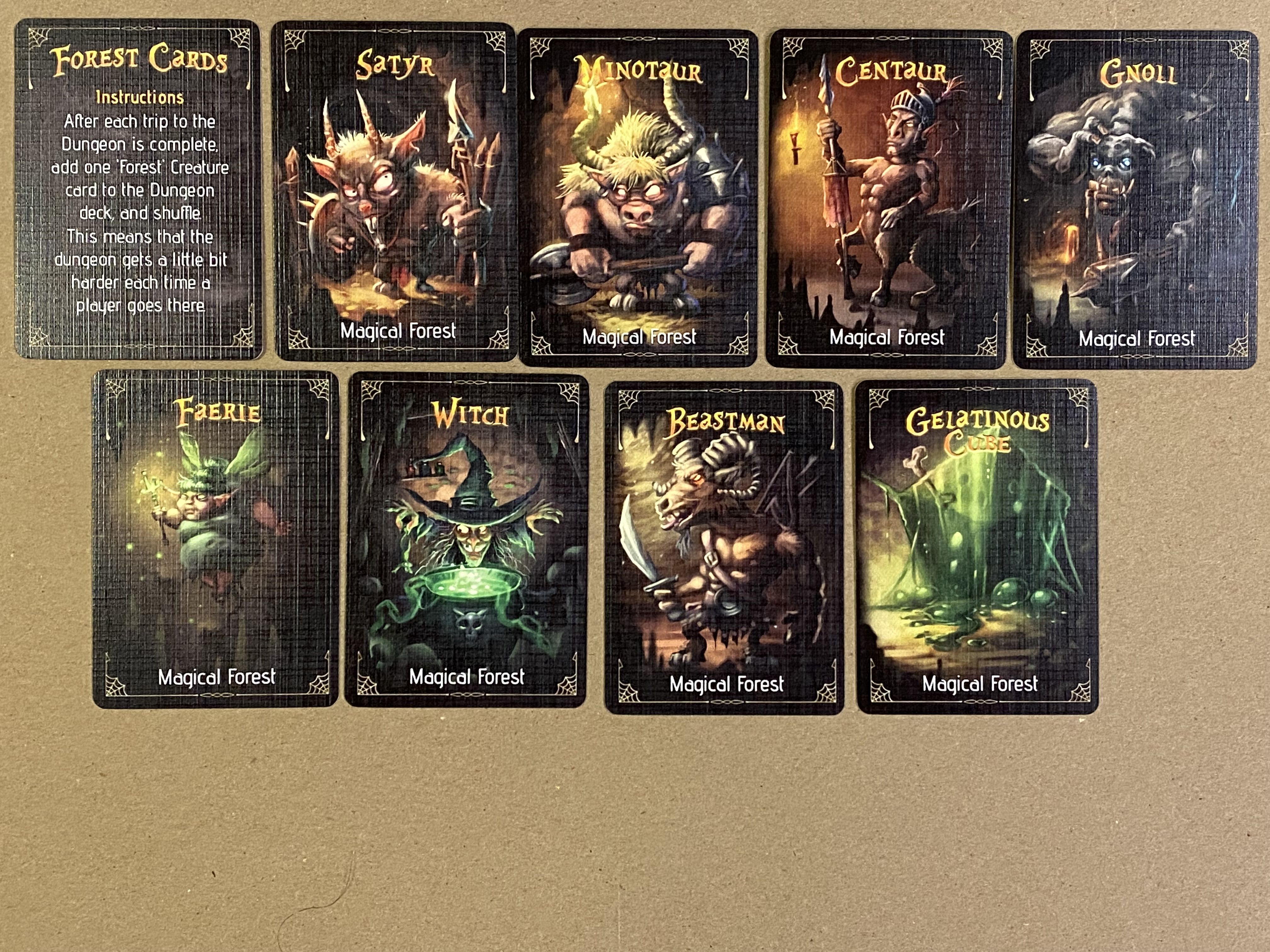 Lizard Wizard: Forest Cards