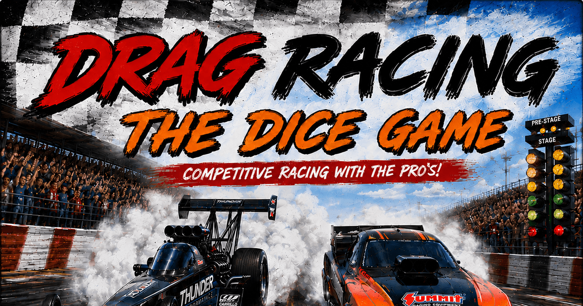 Drag Racing: The Dice Game Top Fuel / Funny Car | Board Game ...