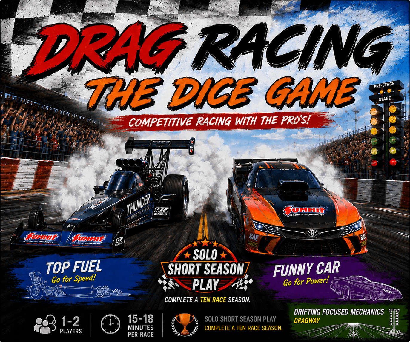 Drag Racing: The Dice Game  Top Fuel / Funny Car
