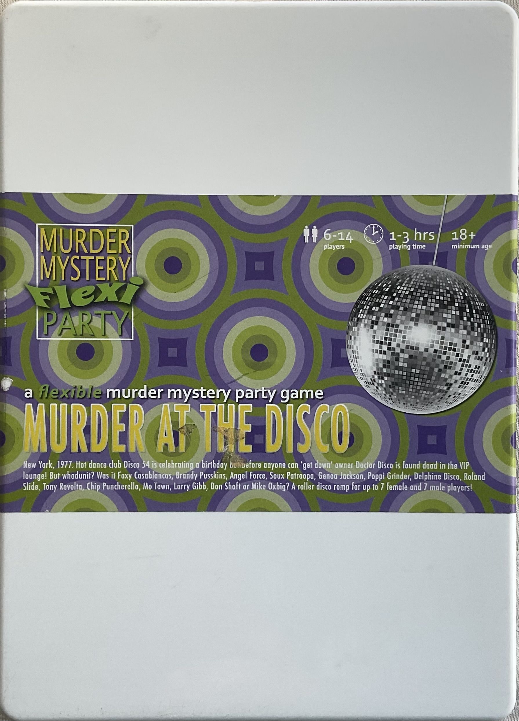 Murder Mystery Flexi Party: Murder at the Disco cover