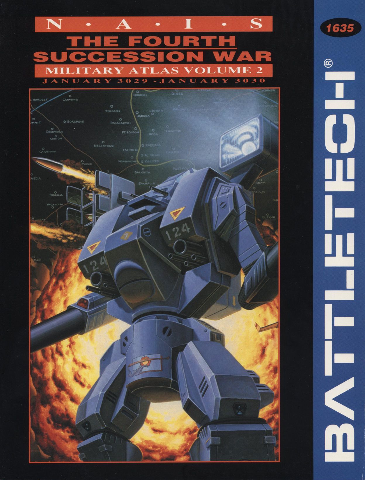 BattleTech: The Fourth Succession War Military Atlas Volume 2 cover