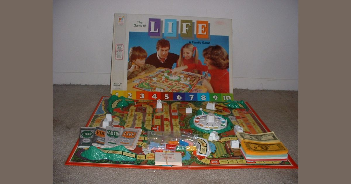 the game of life board layout