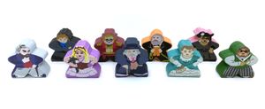 Kill Doctor Lucky: Character Meeples