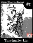 RPG Item: Creature Feature #01: Tatterdemalion Lich