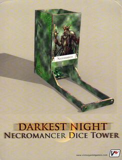 Darkest Night: Necromancer Stand-up and Dice Tower