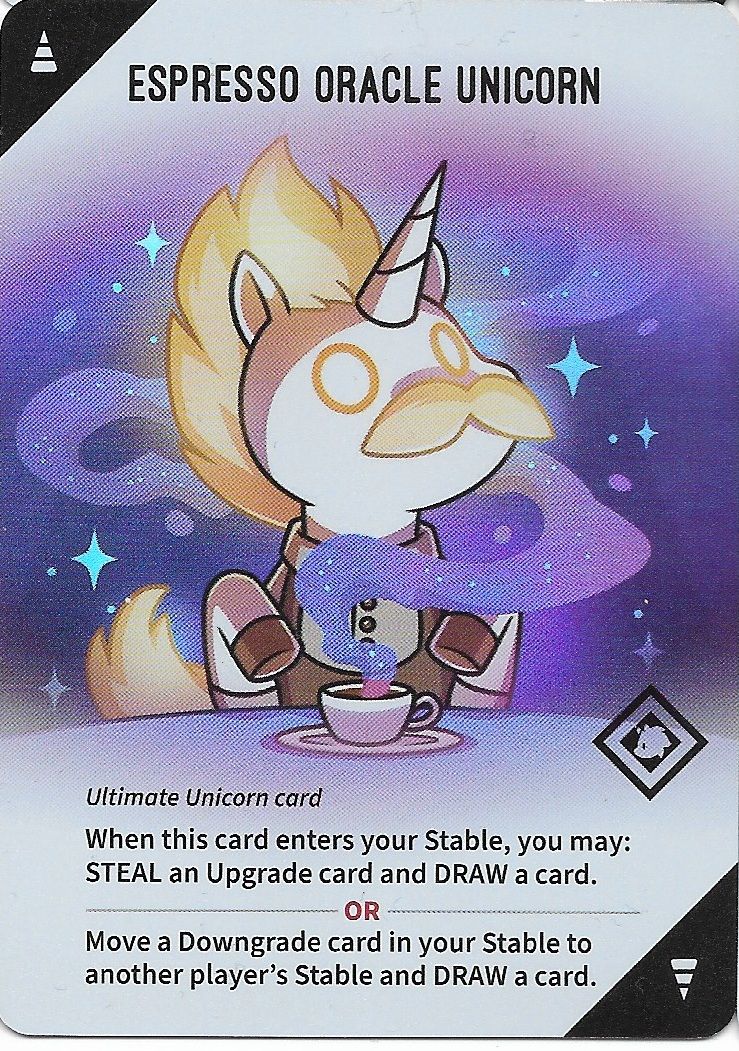 Unstable Unicorns: Espresso Oracle Unicorn Promo Card