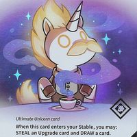 Unstable Unicorns: Espresso Oracle Unicorn Promo Card