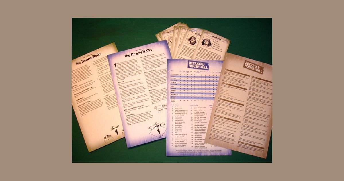 Betrayal At House On The Hill: How To Play – Simplified - Hexagamers