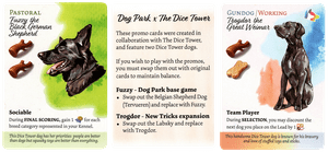 Dog Park: Fuzzy & Trogdor Promo Cards