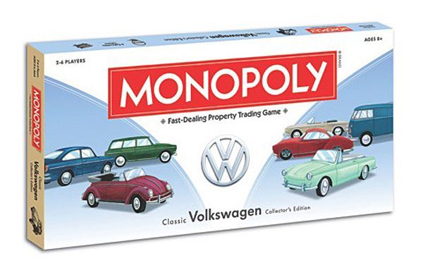Volkswagen Monopoly Classic VW Collectors Edition Board Game Sealed Discontinued