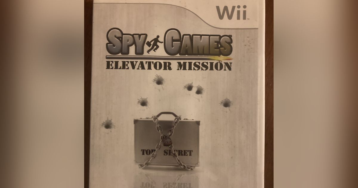 Spy Games Elevator Mission Video Game VideoGameGeek
