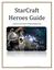RPG Item: StarCraft Heroes Guide