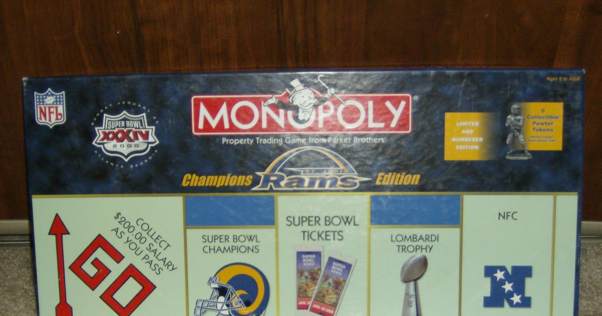 Monopoly: St. Louis Rams Champions Edition, Board Game