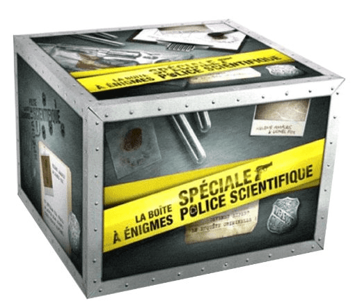 La Boîte à énigmes  spéciale police scientifique cover art
