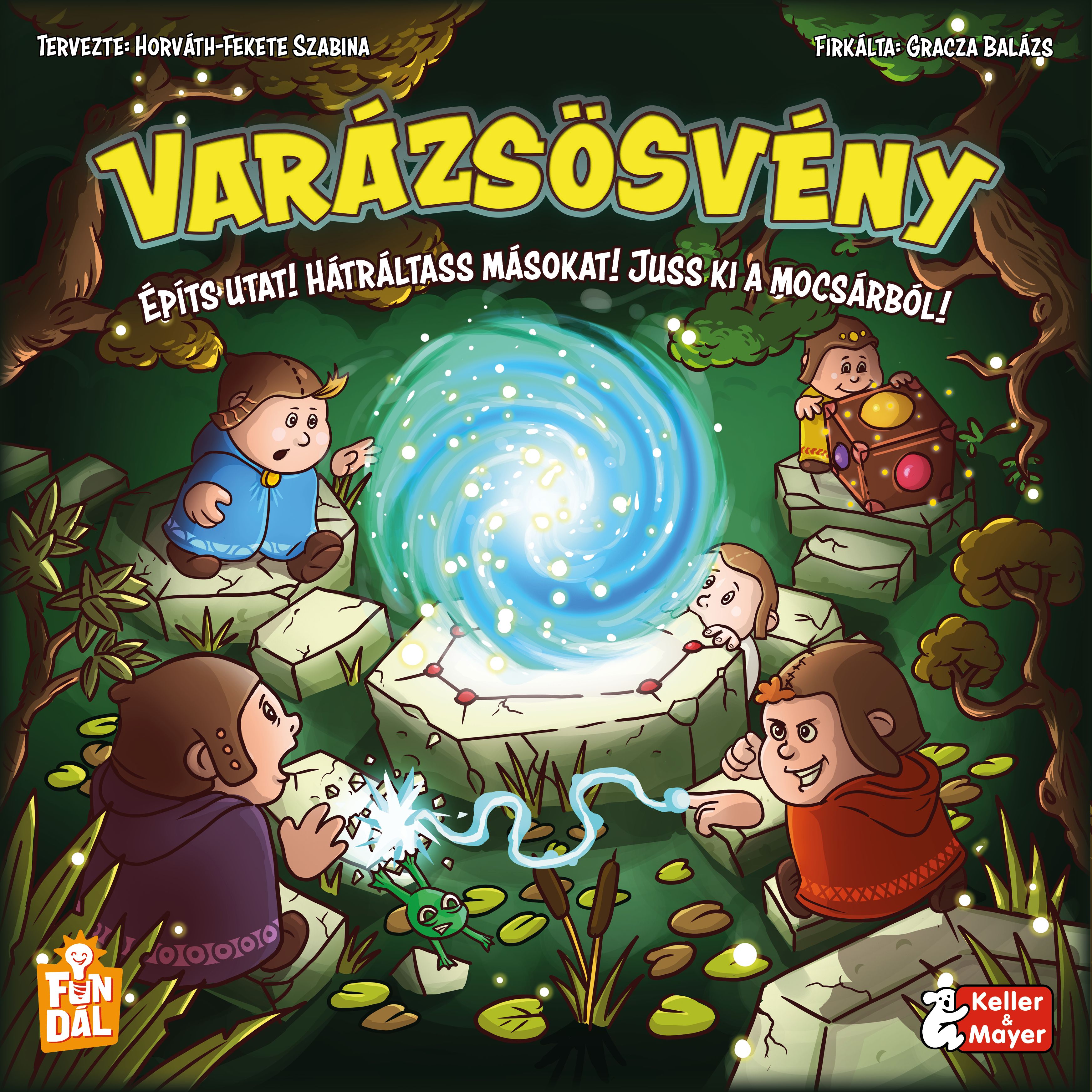 Varázsösvény: Építs utat! Hátráltass másokat! Juss ki a mocsárból! doboz