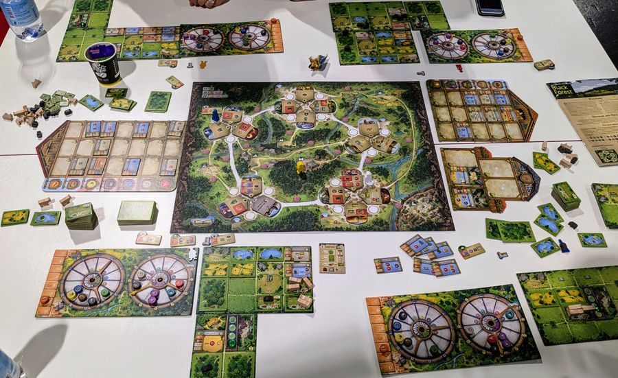 4 player game @Spielwiesn '24 in Augsburg, Germany. Player with 4 contracts fullfilled: 37p / 3 contracts fullfilled: 35p / 2 contracts fullfilled: 33p / 1 contract fullfilled: 30p