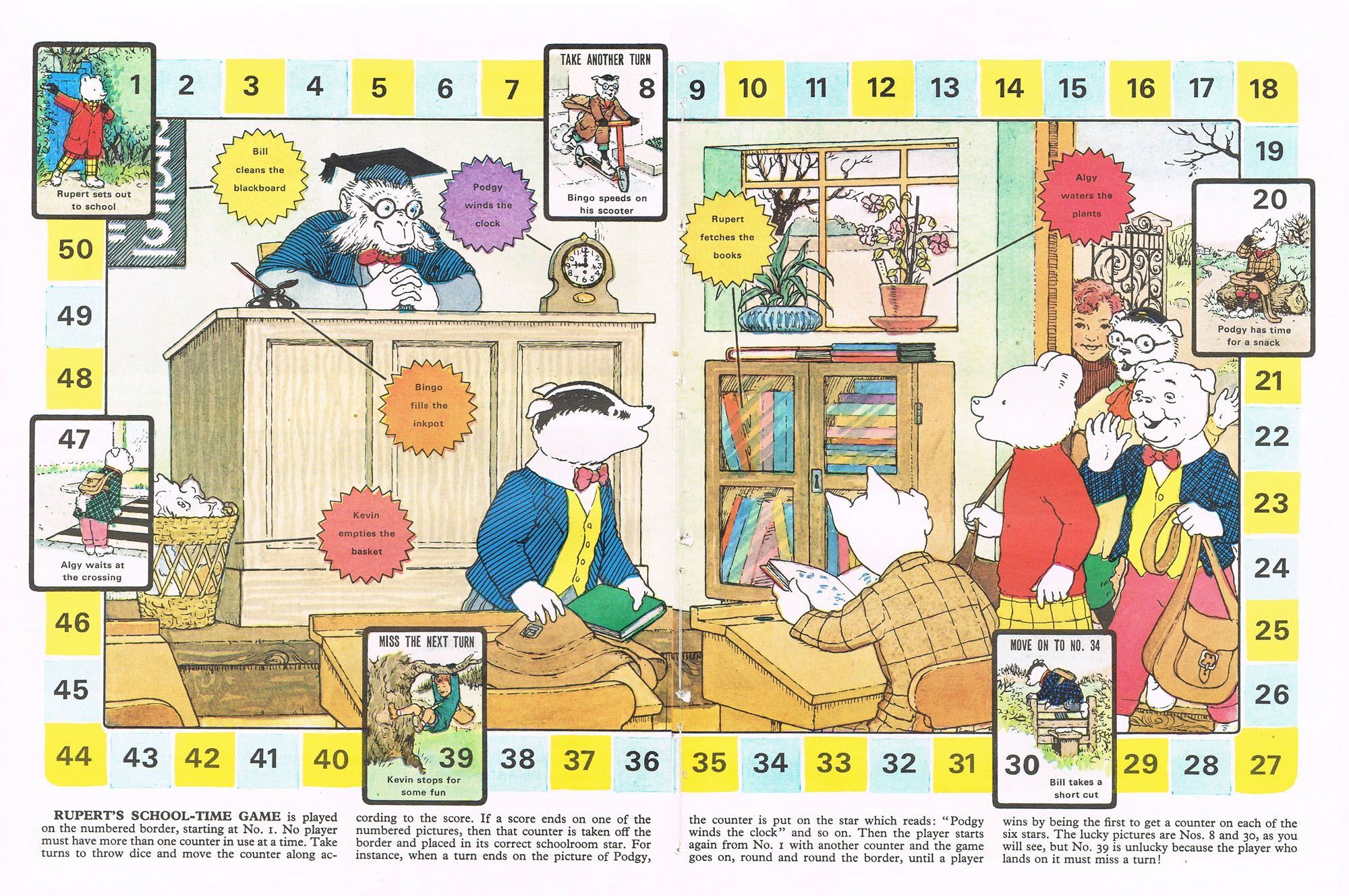 Rupert's School-Time Game