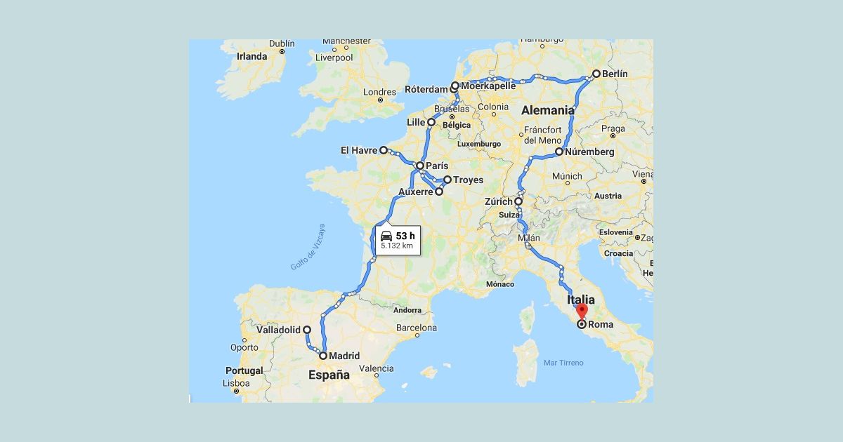 22. 04-15 - Zurich (Switzerland) to Rome (Italy) | Circumnavigation ...