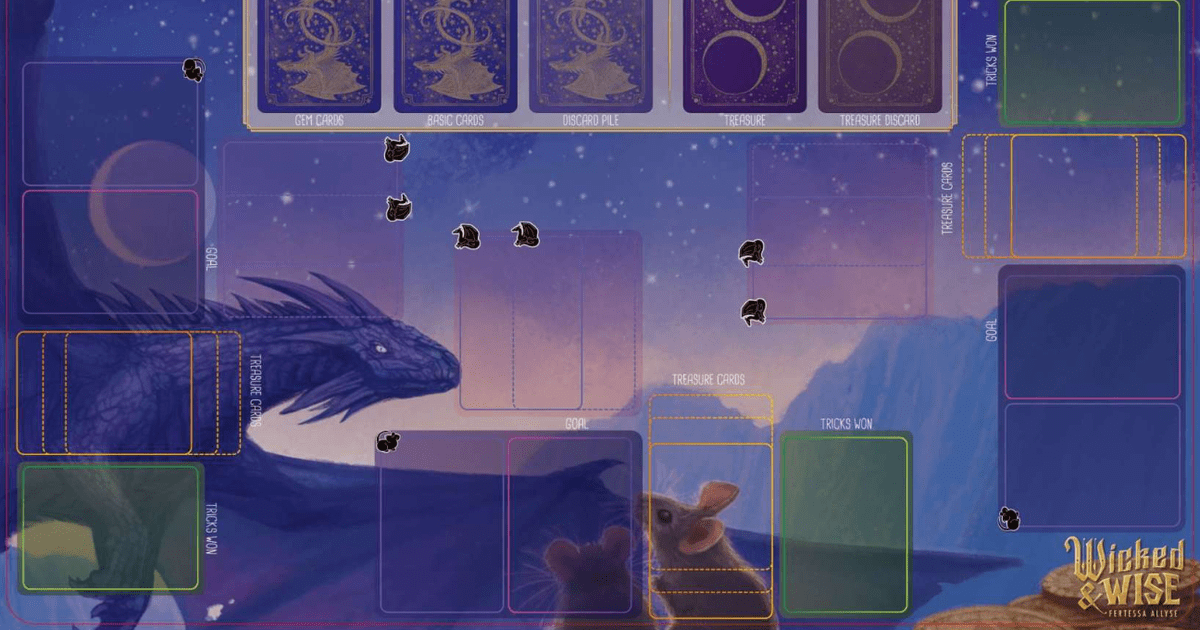 Wicked & Wise Playmat Board Game Accessory BoardGameGeek