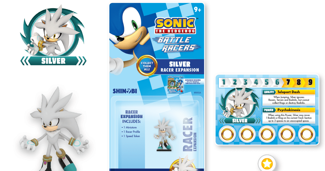 Sonic the Hedgehog: Battle Racers – Silver Racer Expansion | Board Game ...
