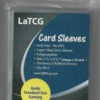 Clear Pokemon/Magic the Gathering Deck Protector (65 x 91)