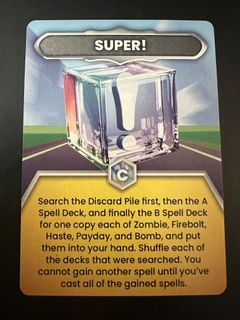 Dungeon Kart: Super! Promo Spell Card