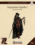 RPG Item: Echelon Reference Series: Inquisitor Spells I (3PP)