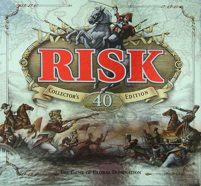 Risk 40th Anniversary Edition Board Game Metal Cannon Piece Silver Army 