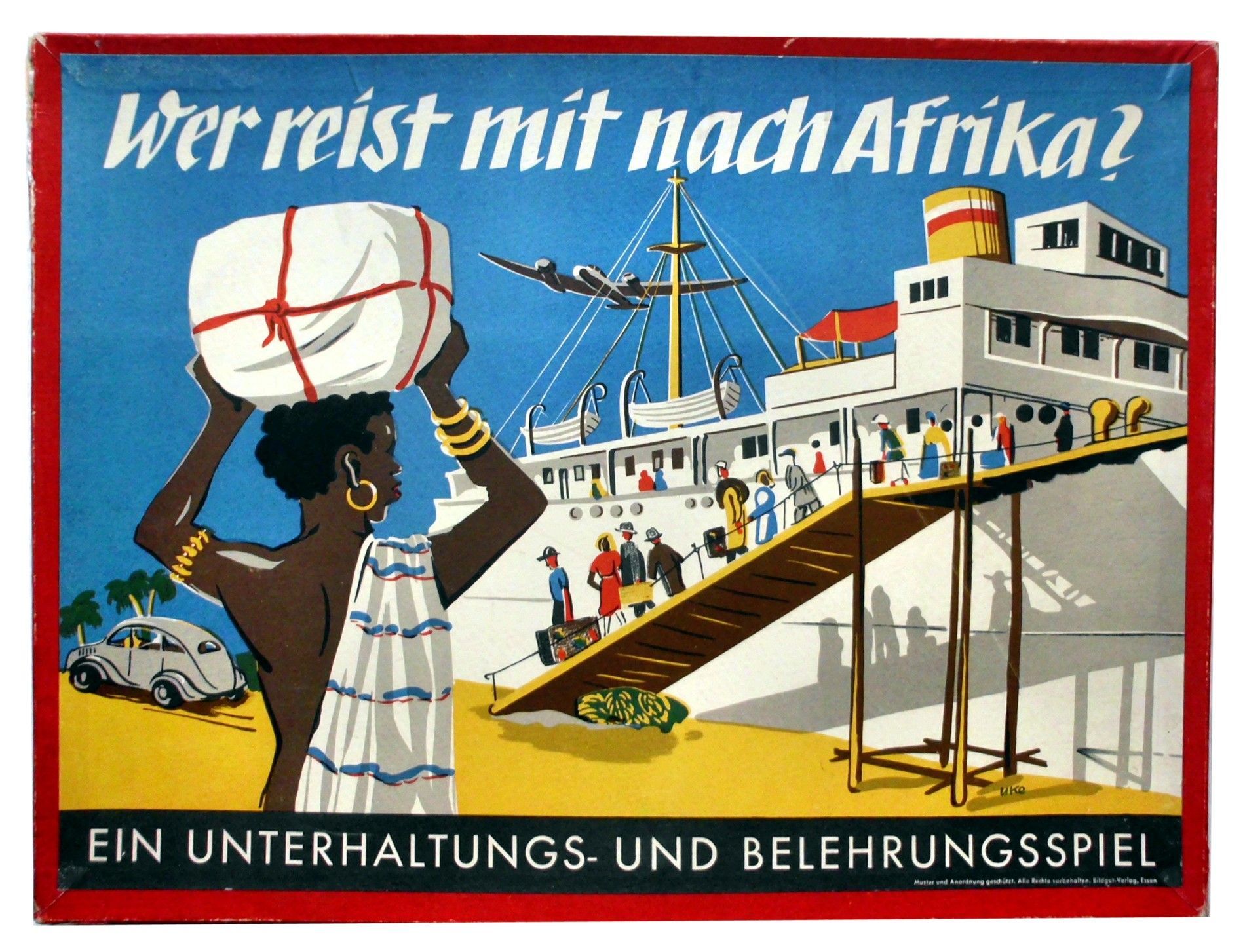 Wer reist mit nach Afrika? Ein Unterhaltungs und Belehrungsspiel