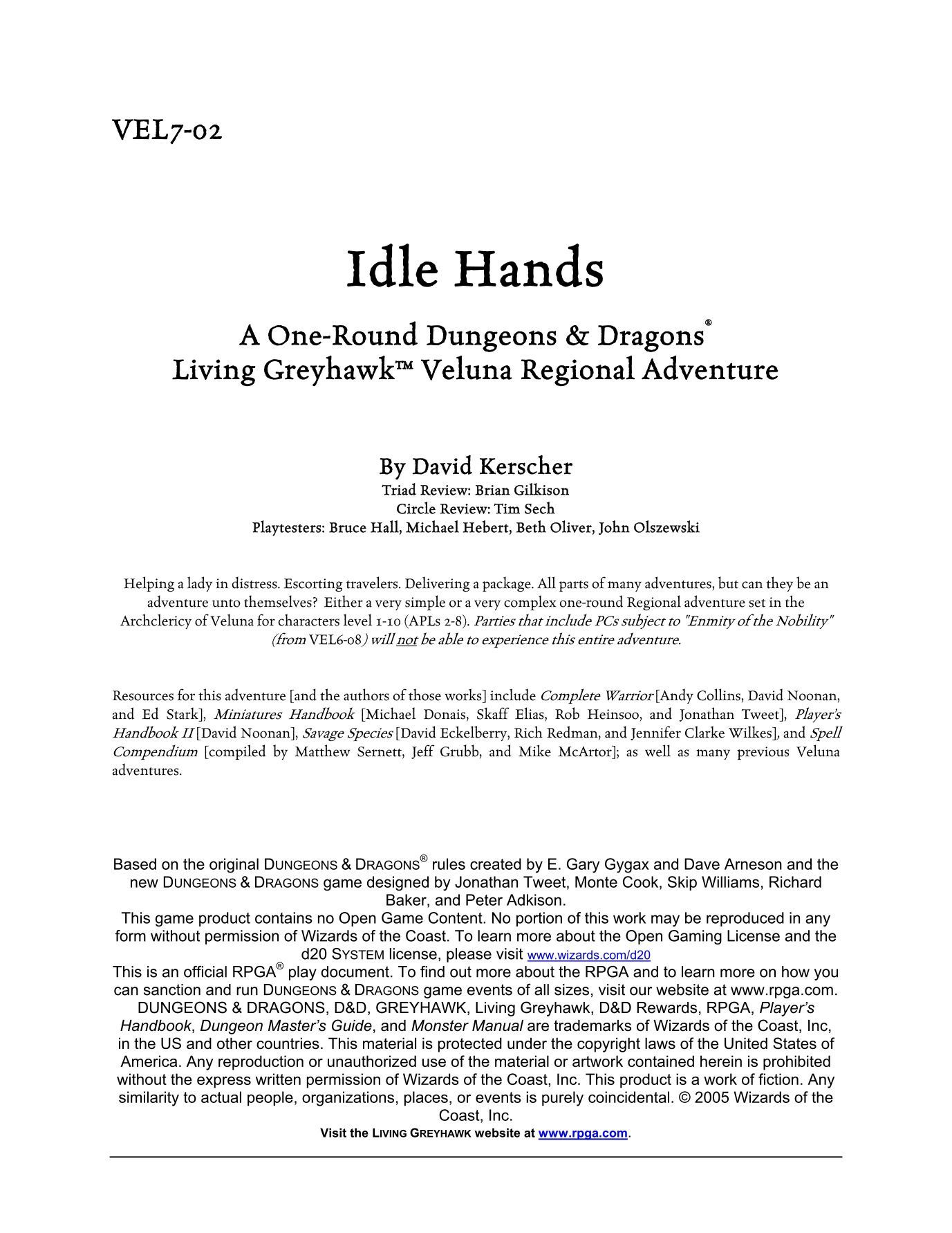 Idle Hands box art