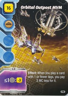 Terraforming Mars: Ares Expedition – Orbital Outpost MVM Promo Card