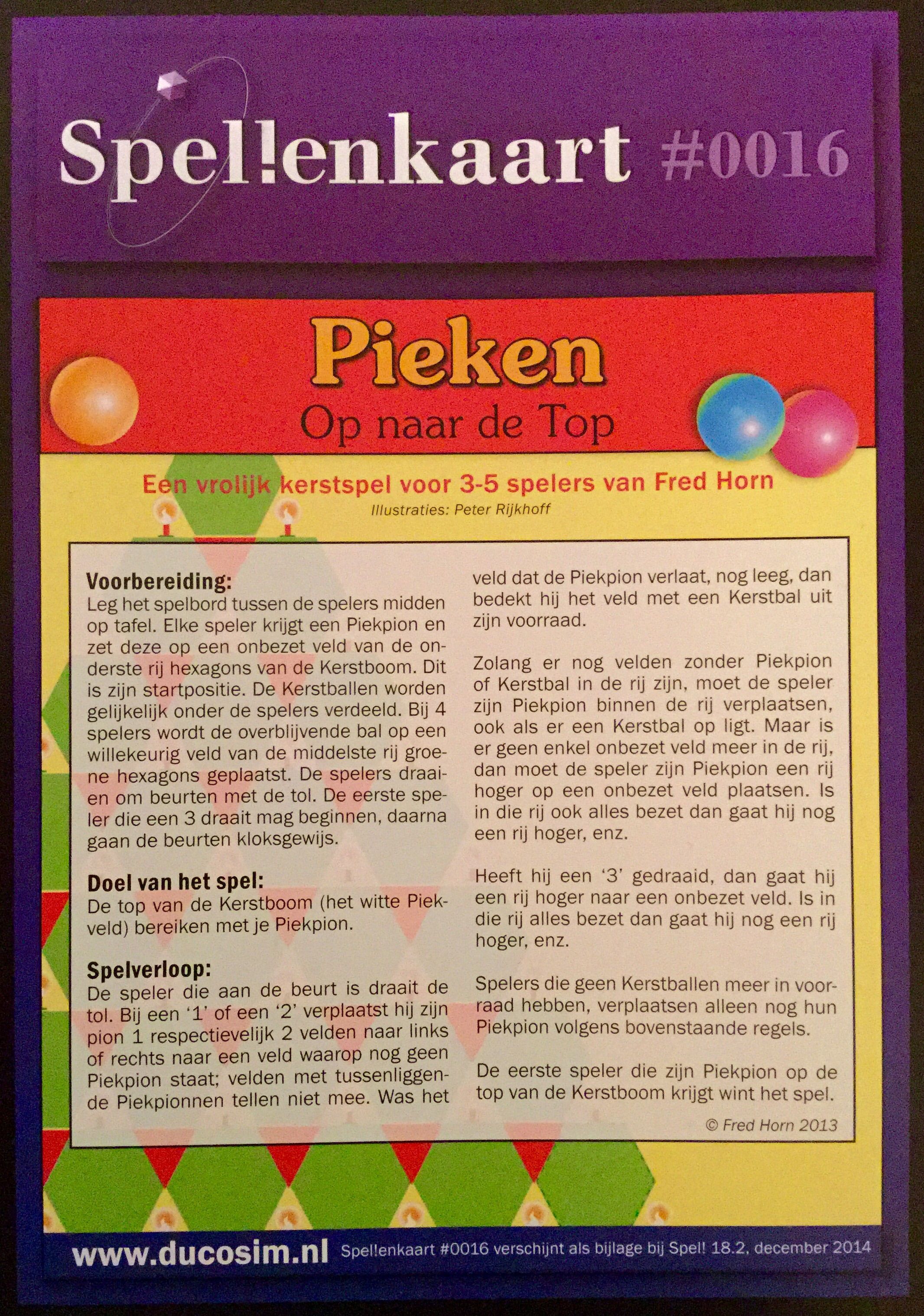 Pieken: Op naar de Top