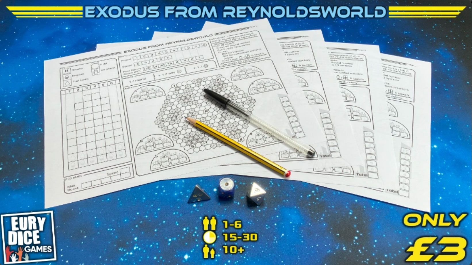 Cover art for Exodus from Reynoldsworld