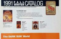 RPG Item: 1991 Fall/Winter Catalog - TSR, Inc.