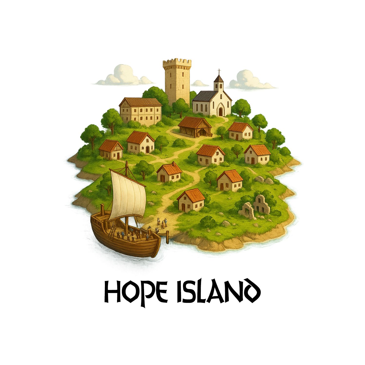 Cover art for Hope Island