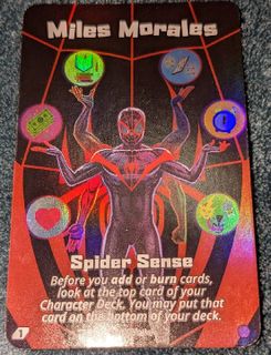 UNO Ultimate: Miles Morales – Spider Sense Ultra Rare Foil Chase Card