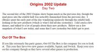 Issue: Dungeon Crawler Magazine (Origins 2002 Day 2)