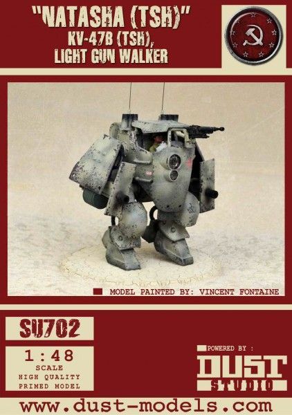 Dust Tactics: KV-47B (TSH) Light Gun Walker – "Natasha"