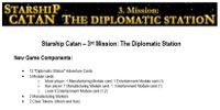 Board Game: Starship Catan: 3. Mission – The Diplomatic Station