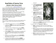 RPG Item: Road Rules of Gamma Terra: Vehicles in D&D Gamma World