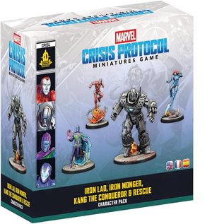 Marvel: Crisis Protocol – Iron Lad, Iron Monger, Kang the Conqueror & Rescue Character Pack