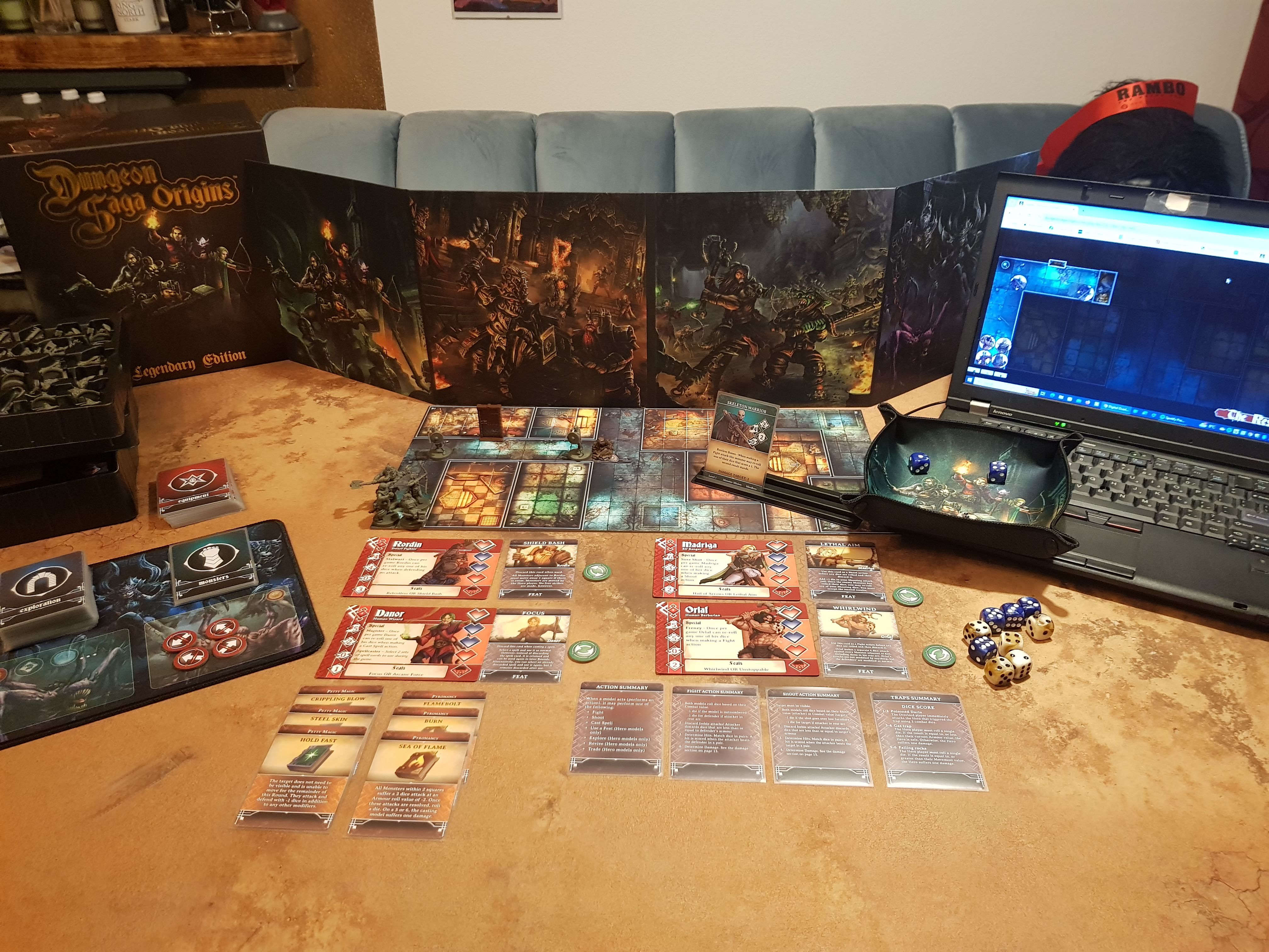 Dungeon Saga Jeu De Société Occasion, Jeu De Plateau Générique