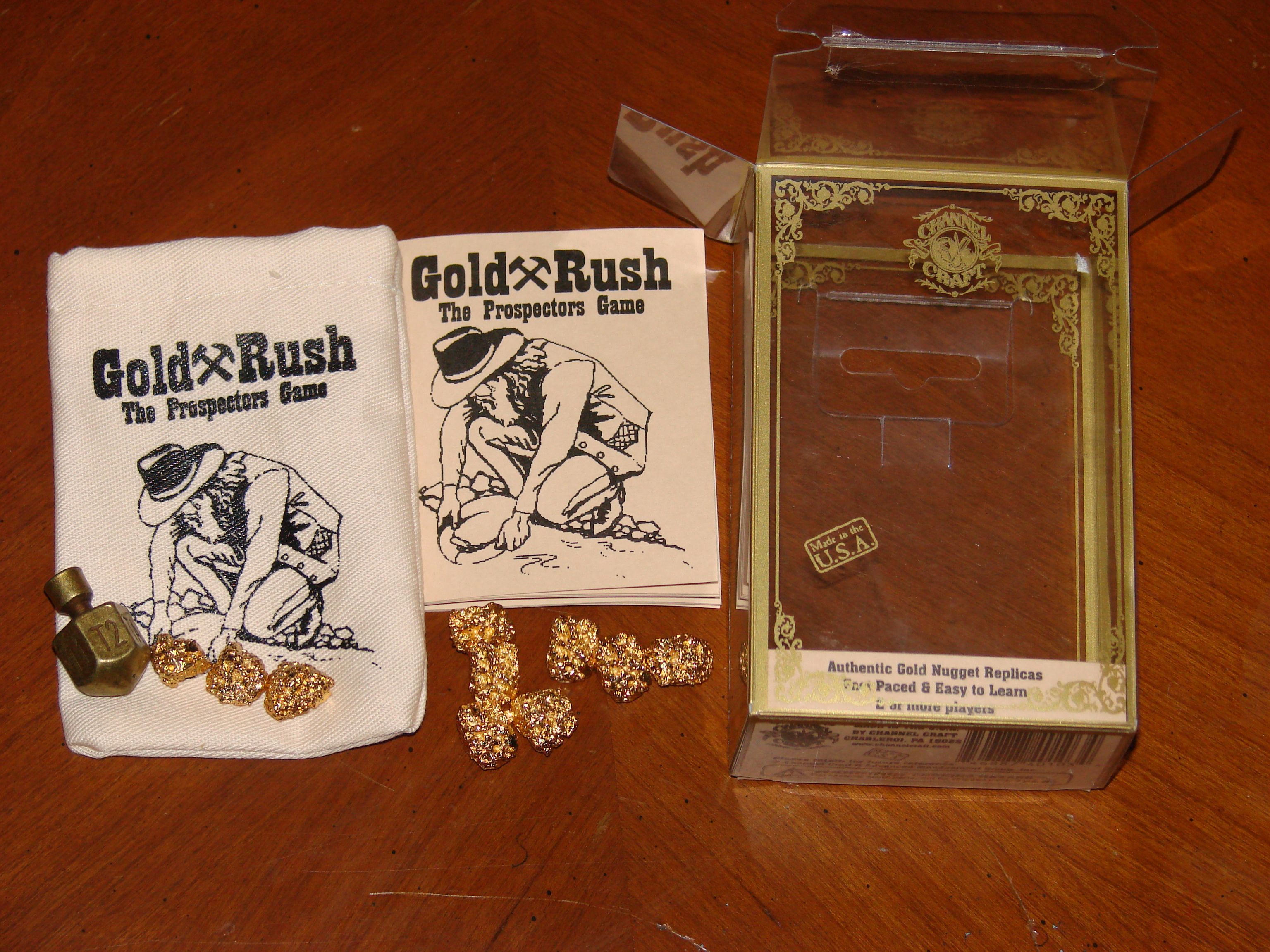 Gold Rush The Prospectors Game box art