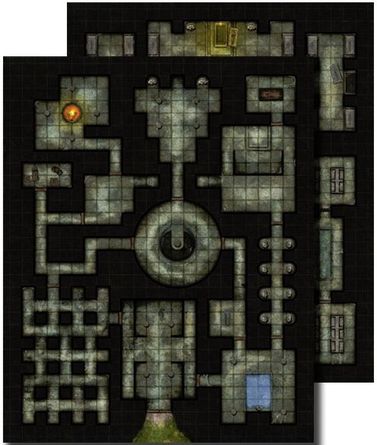 Crypt Of The Everflame Map Gamemastery Flip-Mat: Dungeon (Ii) | Rpg Item | Rpggeek