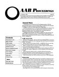 Issue: AAB Proceedings (Issue 20)